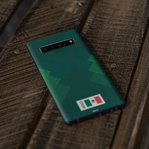 Mexico Soccer Flag Galaxy S10 Plus Skin